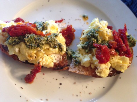 breakfast bruschetta